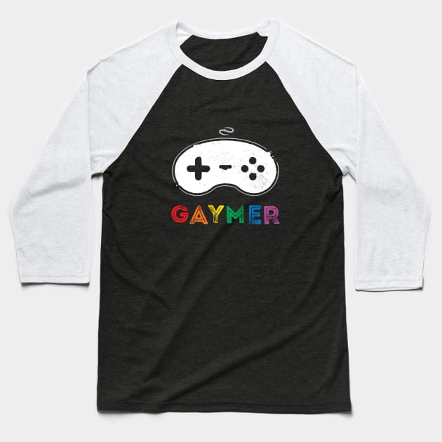 Gaymer Baseball T-Shirt by zoljo